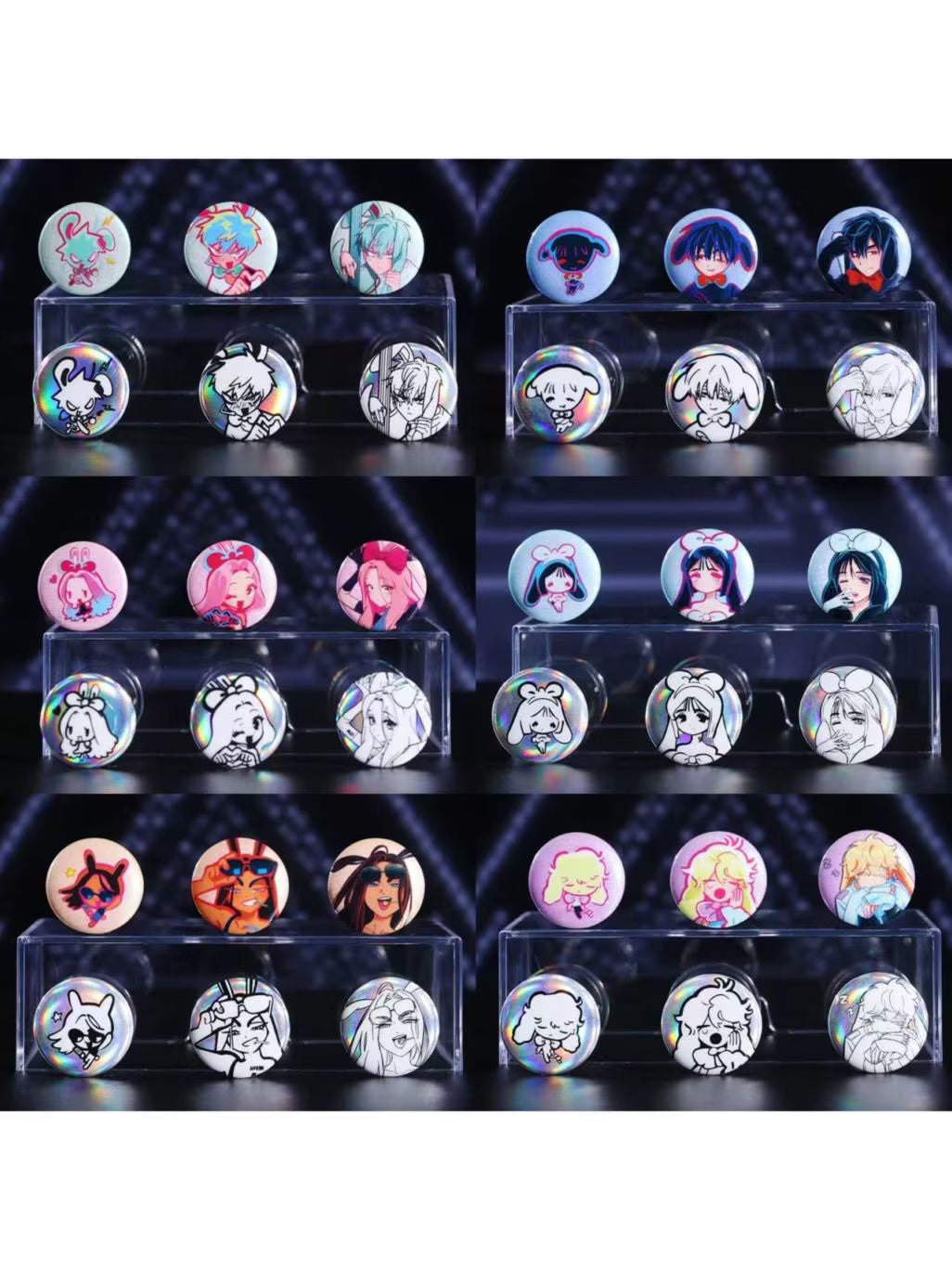 [Pre-Order] ALIEN STAGE✦ Rabbit Series Mini Can Badge Set - Random 1 Out of 6 Types