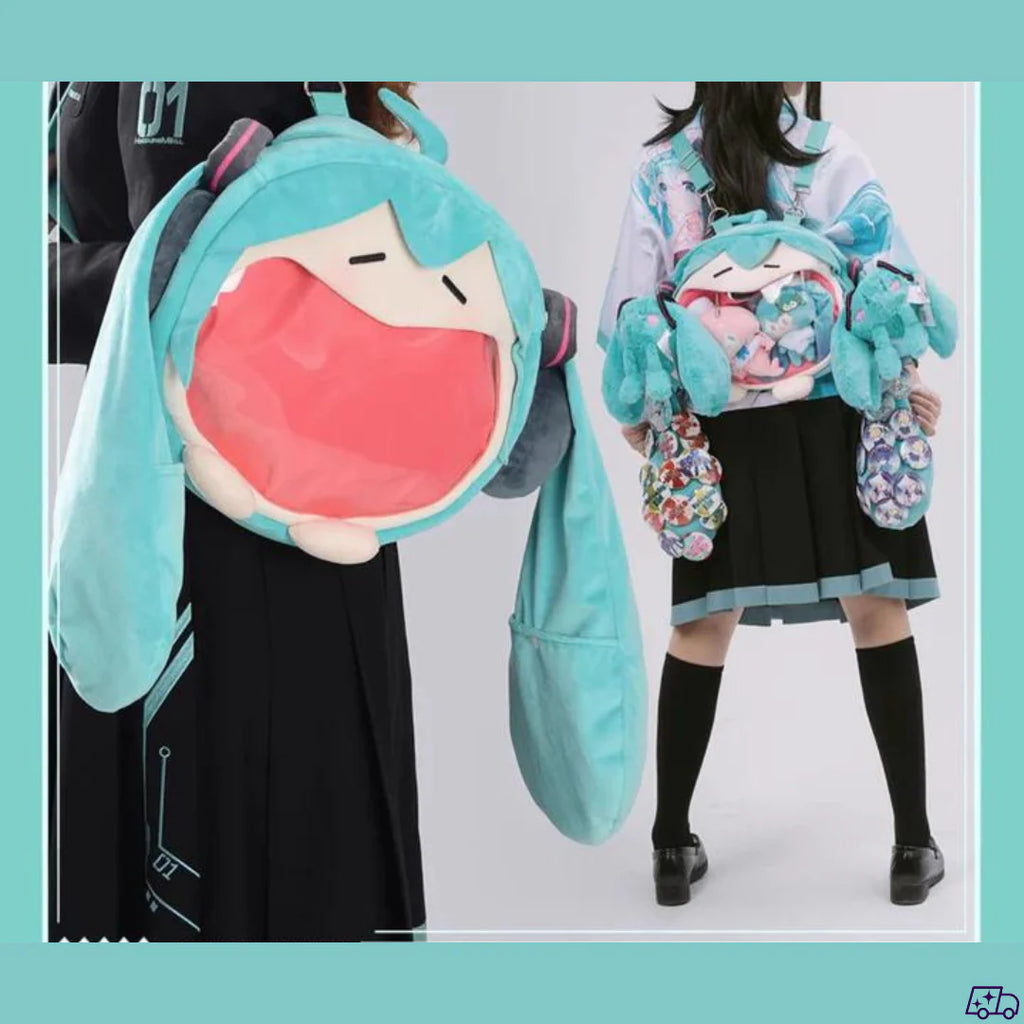 Hatsune Miku ✦ Large UWA Plush Ita Backpack