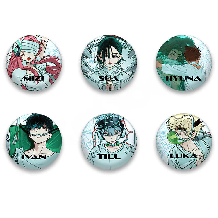 [Pre-Order] Alien Stage ✦ ANAKT Garden Collection Round Can Badge - 1 Out of 6 Types