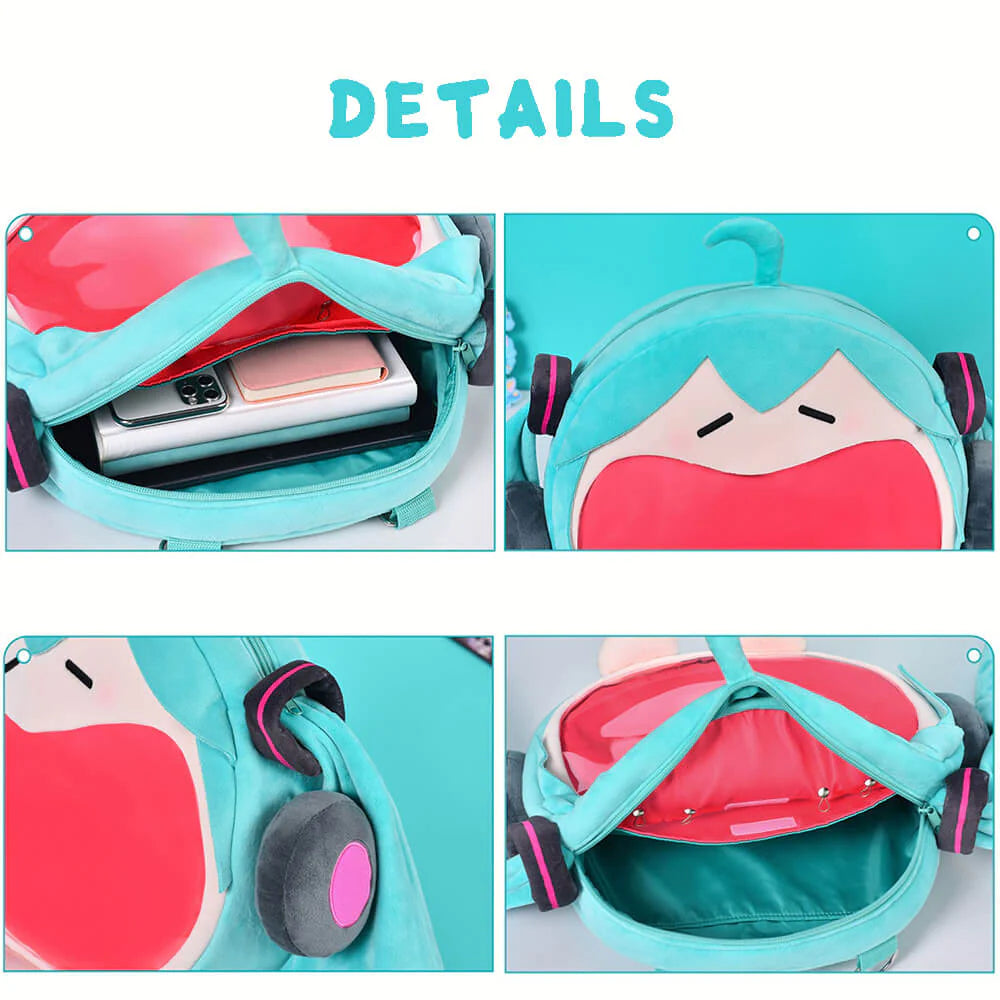 Hatsune Miku ✦ Large UWA Plush Ita Backpack
