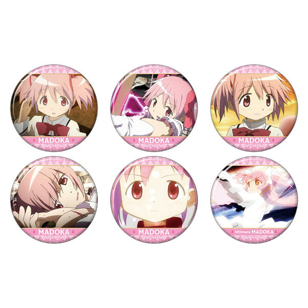 Madoka ONLY ✦ Puella Magi Madoka Magica Oshi Chara Random 1 Tin Badge - 1 out of 6 Types