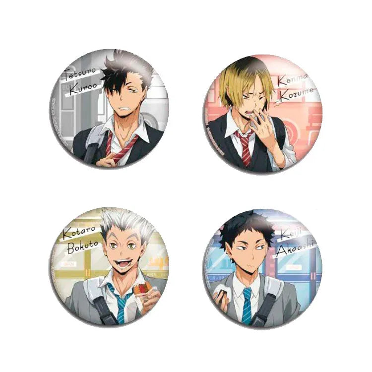 Haikyuu!! ✦ Yorimichi Color Palette Random 1 Tin Badge - 1 out of 10 Item Set