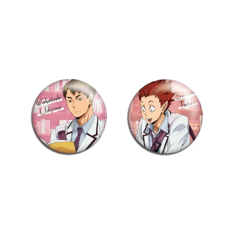 Haikyuu!! ✦ Yorimichi Color Palette Random 1 Tin Badge - 1 out of 10 Item Set
