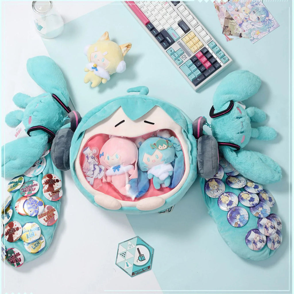 Hatsune Miku ✦ Large UWA Plush Ita Backpack