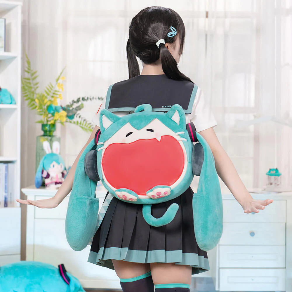 Hatsune Miku ✦ Large UWA Plush Ita Backpack NyaNya ver.